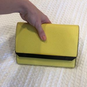 Fun yellow crossbody/clutch